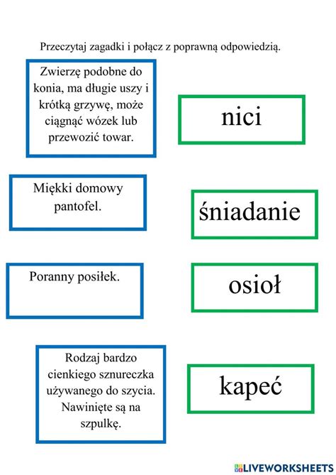 Czytanie Ze Zrozumieniem Klasa Do Druku