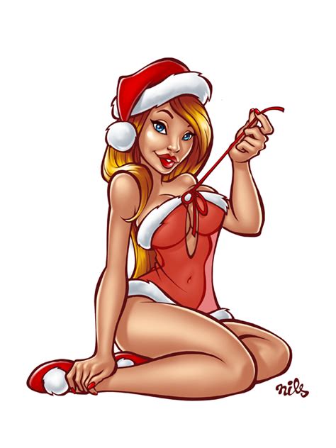 Xmas Pinup By Pinupz Hentai Foundry