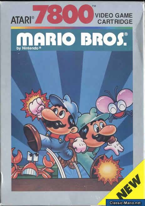 Mario Bros (Atari 7800) Box Art