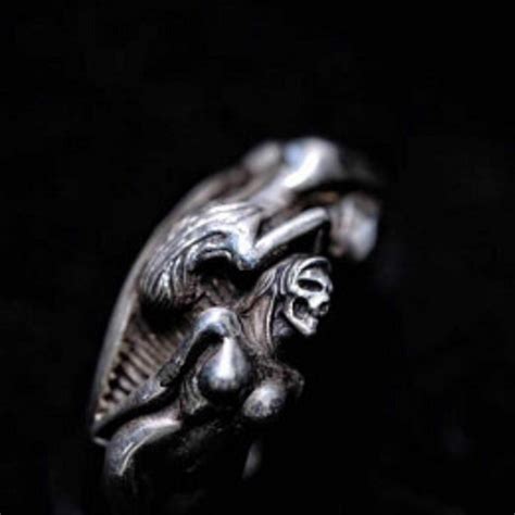 Nude Woman On Skull Etsy