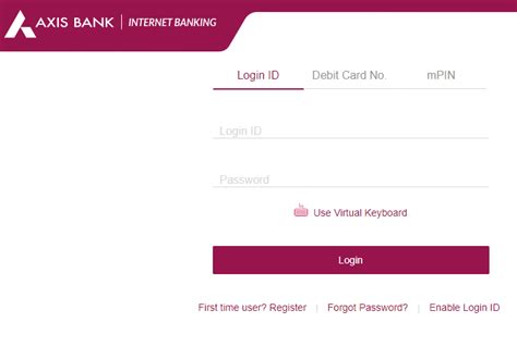 Axis Bank Credit Card Login Net Banking Services Card Insider