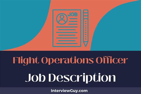 Flight Operations Officer Job Description Updated For 2025