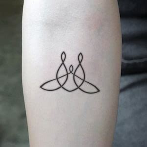 Family Unity Symbol Temporary Tattoo set of 3 - Etsy