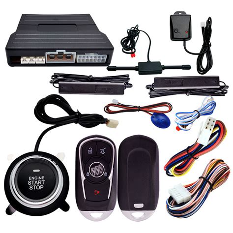 Pke Keyless Entry Car Alarms Remote Start Engine Button Start Stop