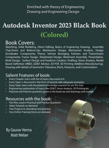 Autodesk Inventor Black Book Colored Verma Gaurav