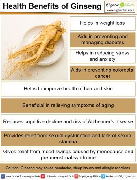 Some Of The Most Impressive Health Benefits Of Ginseng Include Its