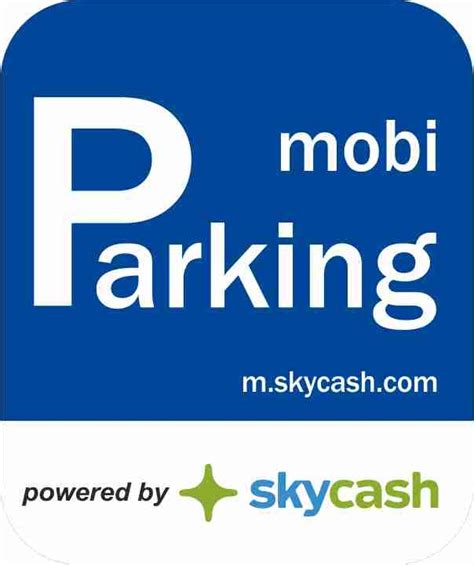 Naklejka Mobiparking Skycash Sky Cash Mobi Parking Za Z Z Wroc Aw