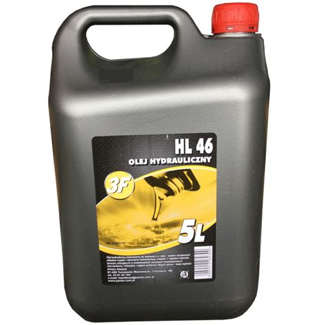 Olej hydrauliczny przekładniowy rafinowany HL 46 pojemność 5L