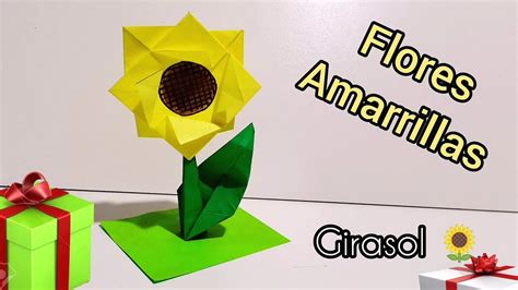 Flores Amarillas 21 De Marzo 🌻 Como Hacer Unas Flores Amarillas De Papel Youtube