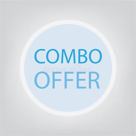 combo offer concept stock vector illustration  cash