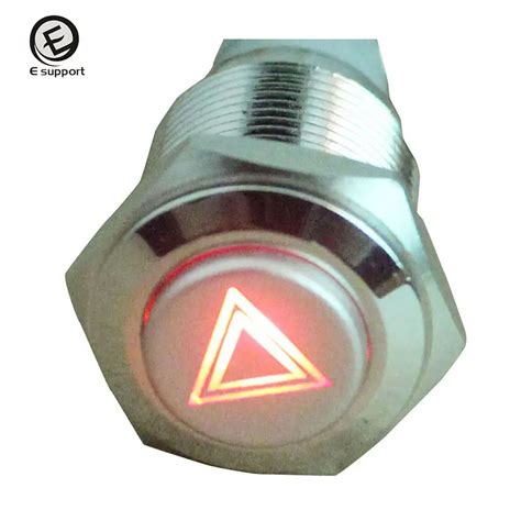 Ee Support Universal Auto Parts16mm 12v Light Switch Push Button On Off