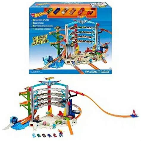 Jual Hotwheels Track Ultimate Garage Playset Original Hot Wheels Bekas Pakai Sendiri Baca
