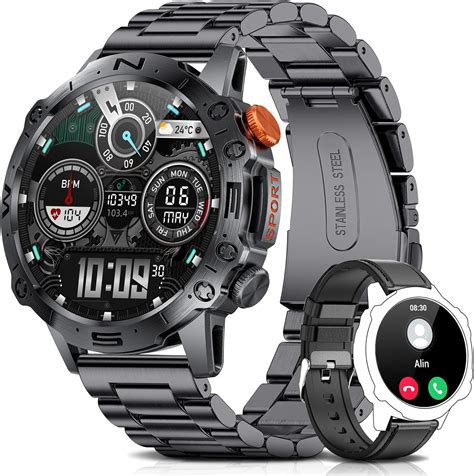 LIGE Smartwatch Voor Heren 1 43 Inch HD AMOLED Smartwatch Met