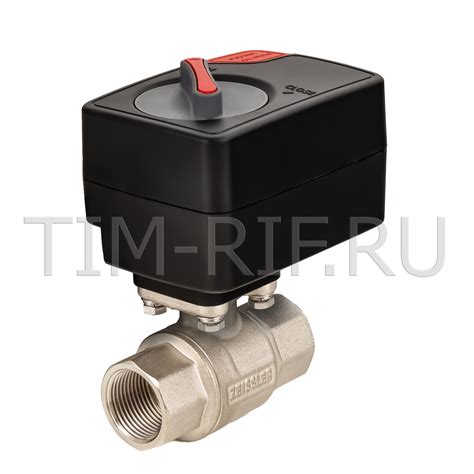 Кран 1/2 с электроприводом 220 в для контроля протечки воды Zeissler ...