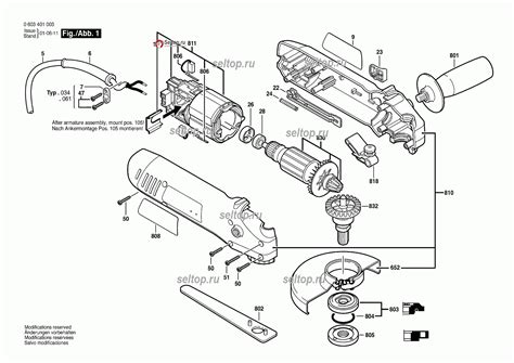 Запчасти для болгарки Bosch PWS 6-115 (0603401803) | купить в Москве в ...