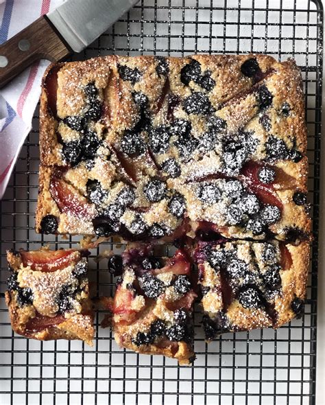 Crustless Plum Blueberry And Almond Tart — Sustained Kitchen