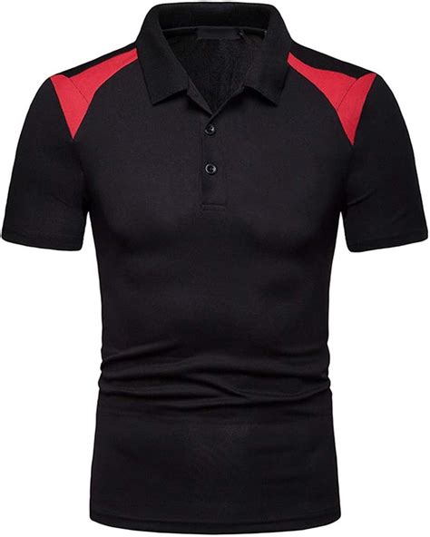 Z Y Glaa Herren Polo Shirts Kurzarm Mit Kragen Polohemd Blousonshirts