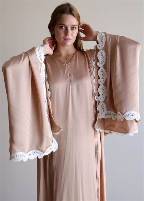 Qomash Gulf S Luxury Brands Nude Silk Nightgown