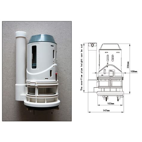 Split Toilet Accessories Water Tank Connected To T Vicedeal