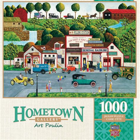 Masterpieces Hometown Gallery Jigsaw Puzzle 1000 Piece The Old