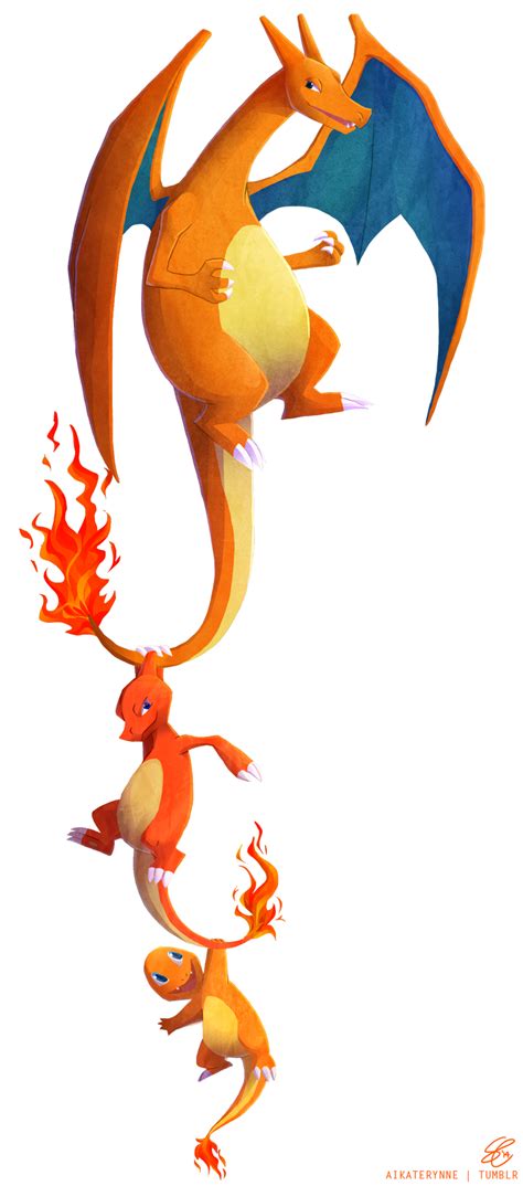Charmander Evolution Line by RadissonClaire on DeviantArt