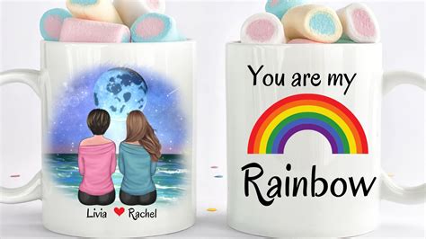 Custom Lesbian Gift Lgbt Gift Gay Gift Personalized Pride Etsy Ireland