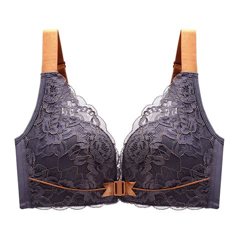 Hcuribad Bras For Women Hot Women S Sexy Comfortable Front Buckle Beautiful Back Large Size