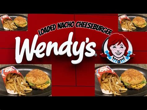 Wendy S Loaded Nacho Cheeseburger Review Youtube