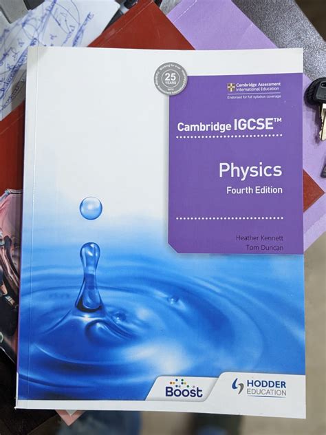 Cambridge Igcse Physics 4th Edition Hodder By Heather Kennett Tom