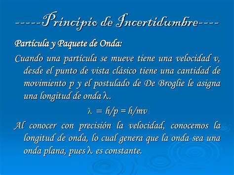Ppt Principio De Incertidumbre De Heisenberg Powerpoint Presentation