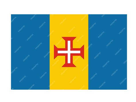 Premium Vector | Madeira flag official country flag world flag icon