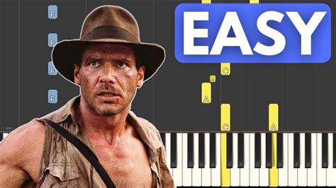 Indiana Jones Raiders March Piano Tutorial Easy Version YouTube