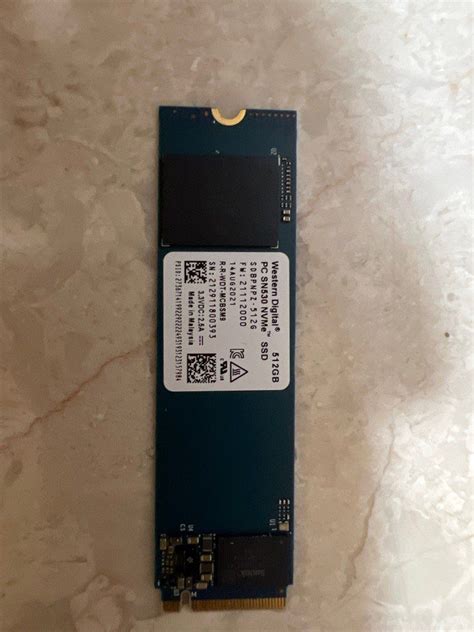 Western Digital M.2 PCIe 512GB, Computers & Tech, Parts & Accessories ...