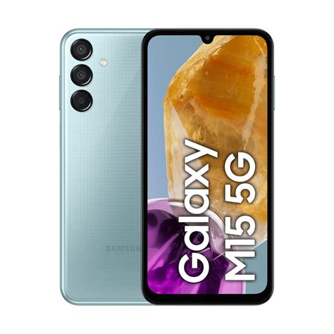 Samsung Galaxy M15 5G Dual SIM Light Blue 128GB and 4GB RAM - SM-M156F ...