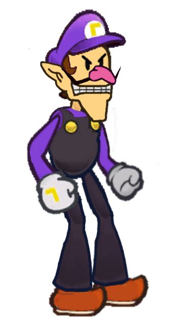 Paper Waluigi By Themarvelousmrl On Deviantart