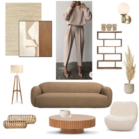 Nude Interior Design Mood Board By Minna Style Sourcebook