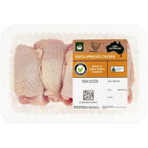 Woolworths Rspca Approved Chicken Thigh Cutlets G G Woolworths