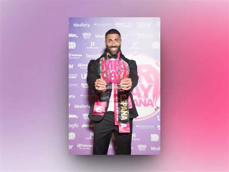 Javier Yeste orgullo de Águilas y Mister Gay 2023 Gayer