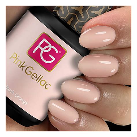 Amazon Pink Gellac Nude Gel Nail Polish Oz Gel Nail Color Blush Orange Nude Nail