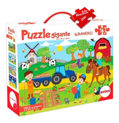 Puzzle Gigante 16 Piezas Granero Antex 3039 Canalejas