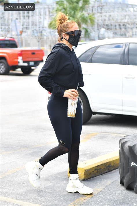 Jennifer Lopez Sexy Showing Off Her Hot Curves In Miami Florida Aznude