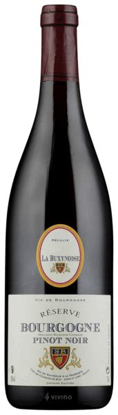 La Buxynoise Réserve Bourgogne Pinot Noir Vivino US