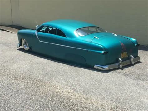 1950 Chopped Ford Leadsled Shoebox Bagged Air Ride Rat Street Hot Rod Custom 49 For Sale