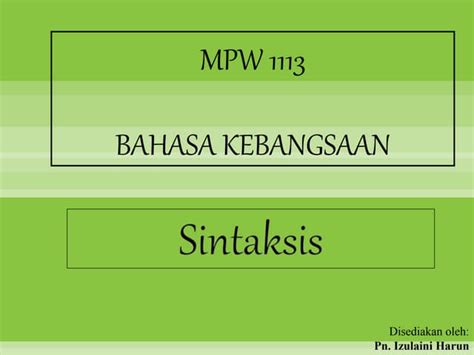 week sintaksispptx