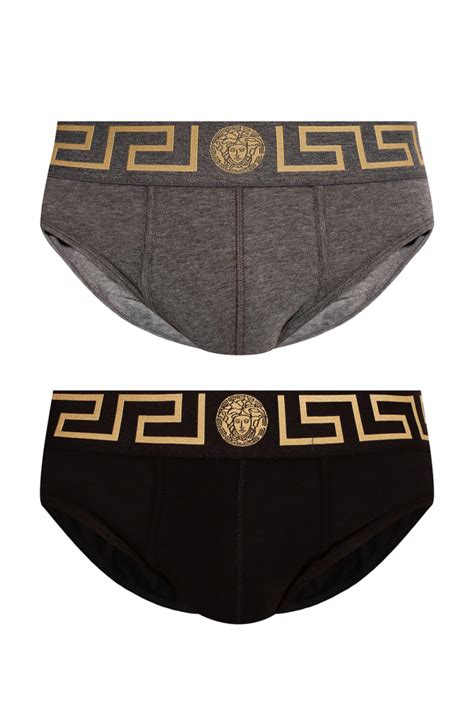 Versace Briefs Two Pack With Medusa Men S Clothing Vitkac