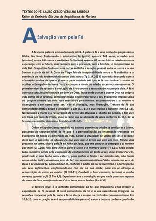 Textos do pe lauro sérgio1 PDF