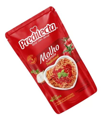 Molho Tomate Predilecta Tradicional Sach G Kit Un R Em