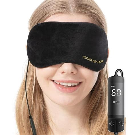 Aroma Season Heated Eye Mask For Dry Eyes Usb Steam Warm Compress For Blepharitis Stye Mgd