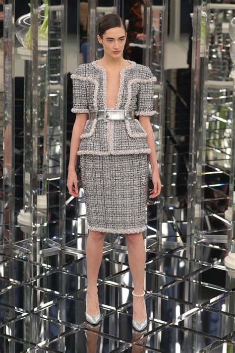 Модели платьев из ткани шанель - 86 фото