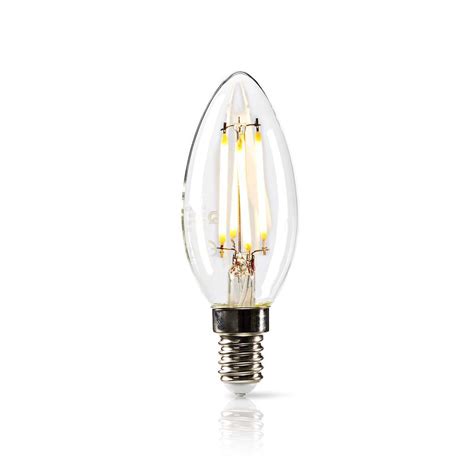 LED Filament Bulb E14 Candle 4 8 W 470 Lm 2700 K Warm White